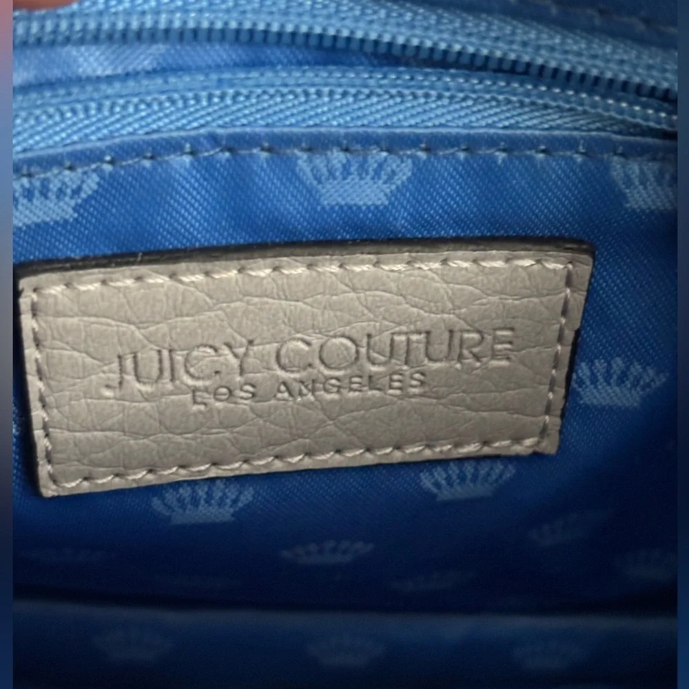 Preppy Juicy Couture Gray Studded Shoulder Bag